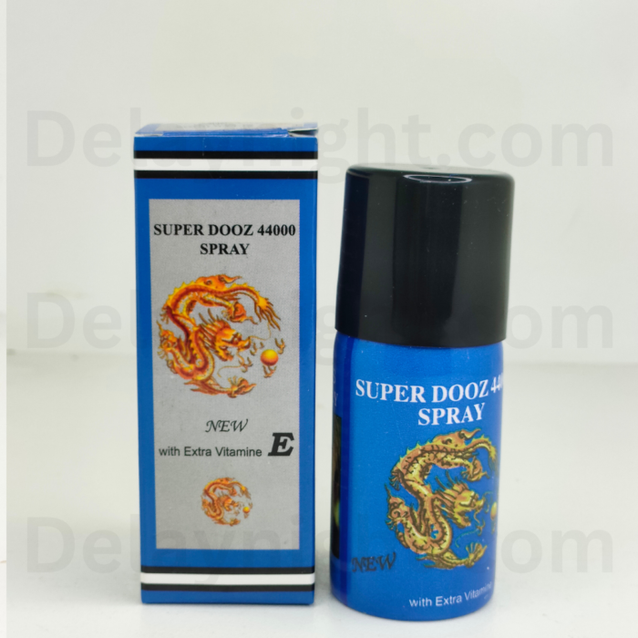 Super Dooz 44000 Delay Spray New With Extra Vitamin E - Timing Spray